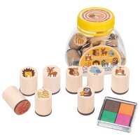 Stempel-Set 8 Stempel & 1 Stempelkissen