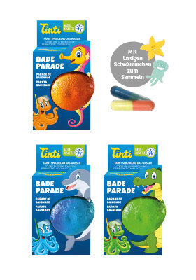 Bade Parade sortiert