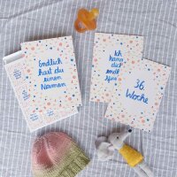 Meilensteinkarten Schwangerschaft Ein Wunder im Bauch
