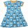 Tellerkleid kurz Muster