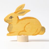 Steckfigur Hase sitzend