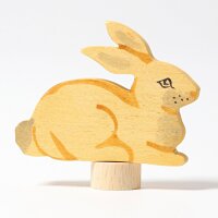 Steckfigur Hase sitzend