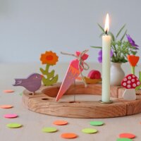 Steckfigur Schult&uuml;te Neonpink