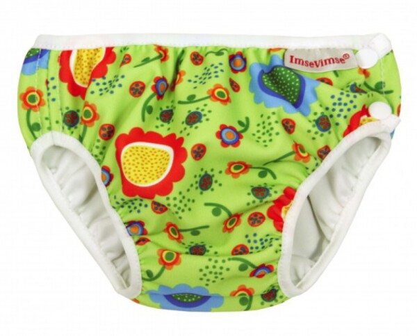 Schwimmwindel Imse Vimse grüne Blumen