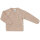 Wickeljacke Strick BW/ Leinen