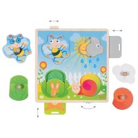 Hintergrundbildpuzzle Im Garten