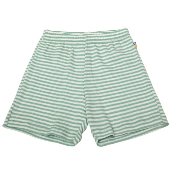 Shorts Wolle/Seide geringelt