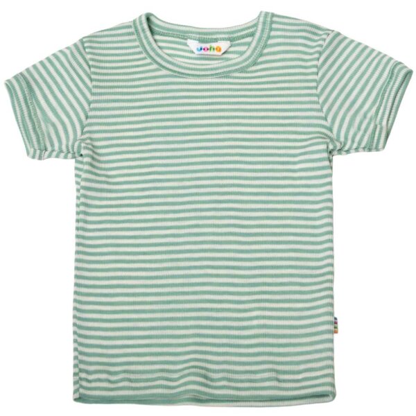 T-Shirt Wolle/Seide geringelt
