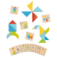 Bunte Tangram Welt
