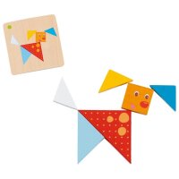 Bunte Tangram Welt
