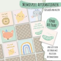 Memospiel Affirmationskarten