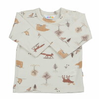 Shirt langarm Wolle Muster