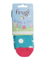 Strumpfhose Punkte aqua