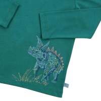 Shirt lang Stickerei