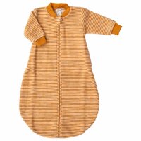 Schlafsack mit Arm Wollfrottee Ringel