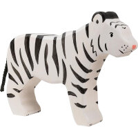 Holztiger Sibirischer Tiger stehend