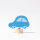 Steckfigur blaues Auto