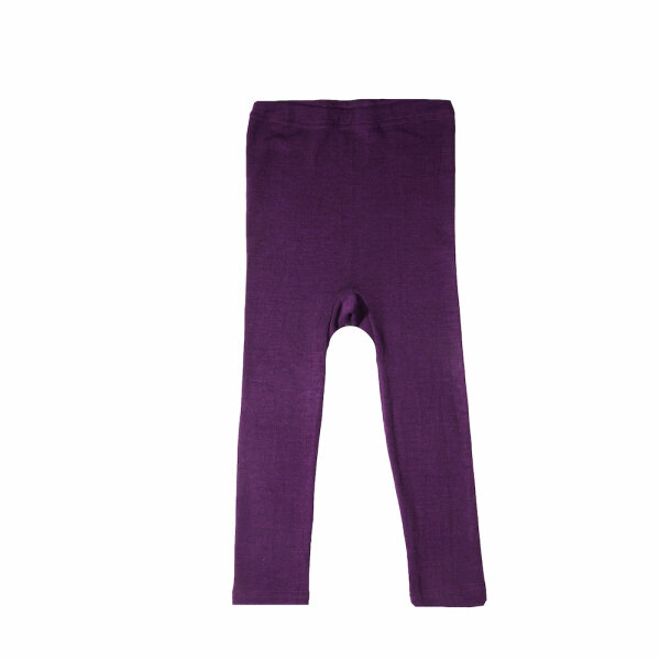 Leggings Wolle Seide UNI
