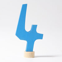 Zahlenstecker Anthroposophische 4
