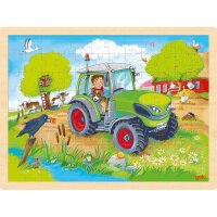 Einlegepuzzle Traktor 96 Teile