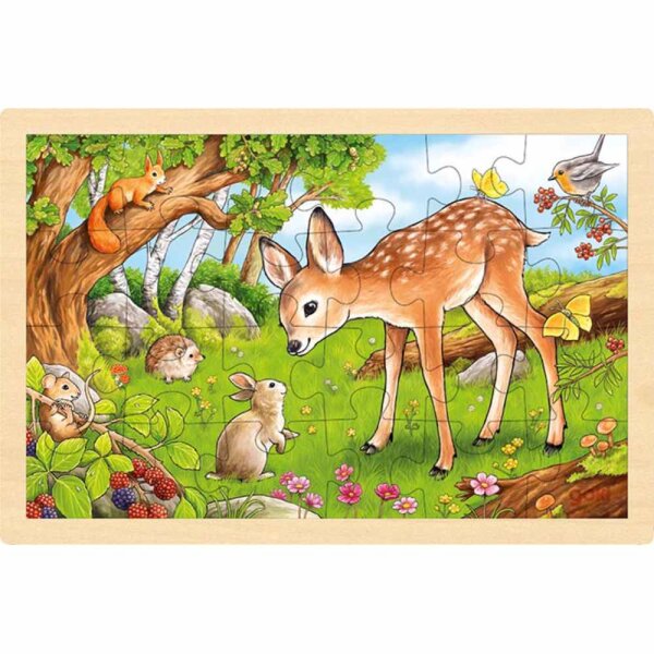 Einlegepuzzle Rehkitz