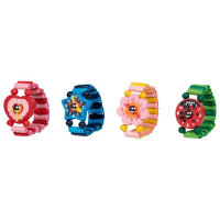 Holzuhr mit elastischem Armband