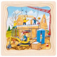 Schichtenpuzzle Wir bauen ein Haus
