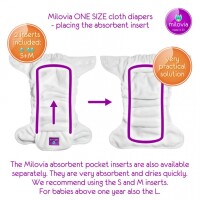 Milovia Pocketwindel Onesize Retro Apples