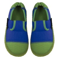Hausschuhe Klette mittelblau - 28