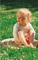 Body Langarm Wolle/Seide natur