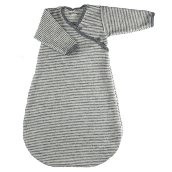 Wickel-Schlafsack Wolle Ringel - 62/68