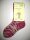 Babysocke Wolle wie handgestrickt pink-rose