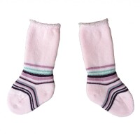 Babys&ouml;ckchen Frottee babyrosa-lilie