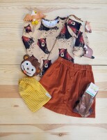 Strumpfhose Rehe braun - 86/92