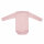 Body lang Wolle Seide rosa meliert - 98/104