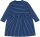Kleid geringelt ultramarin  - 110/116