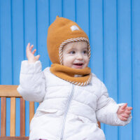 Wollfleece M&uuml;tze Mini caramel - 40