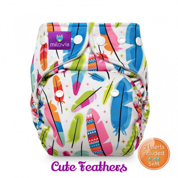 Milovia Pocketwindel Onesize Cute Feathers
