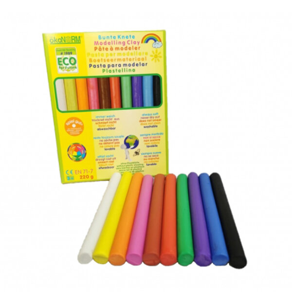 Bunte Knete 10 Farben