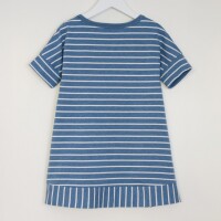 Kleid Ringel skymelange