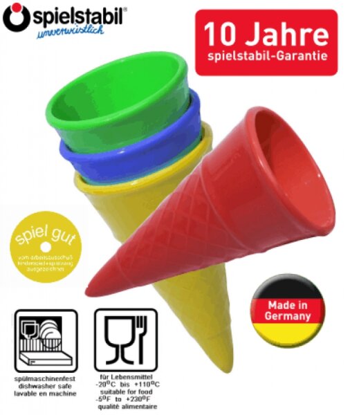 Eistüte sortiert