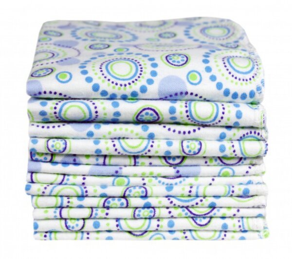 Waschlappen flanell orbit 12er-Pack