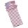 Stulpen Wolle/Seide geringelt alt rosé-natur - 1
