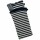 Stulpen Wolle/Seide geringelt marine-natur - 1