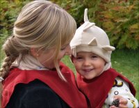 MaM Babyidea Trageschal Fleece autumn leaf