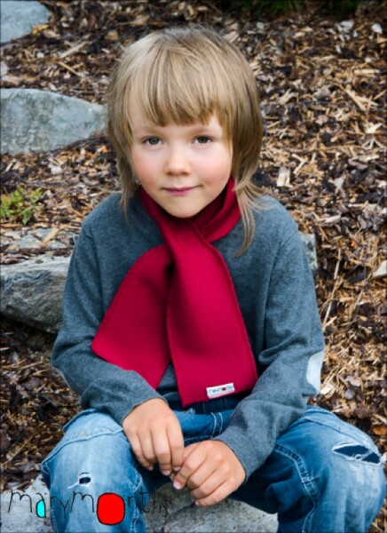 Manymonths Wool Steckschal red