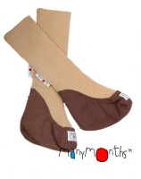 ManyMonths Wool Booties almond chocolate