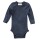 Langarmbody Wolle/Seide dunkelblau - 98/104