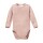 Body langarm Wolle/Seide rosa  - 74/80