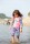 Bade-Set Delfin+Muscheln UV40+ - 5-6 Jahre